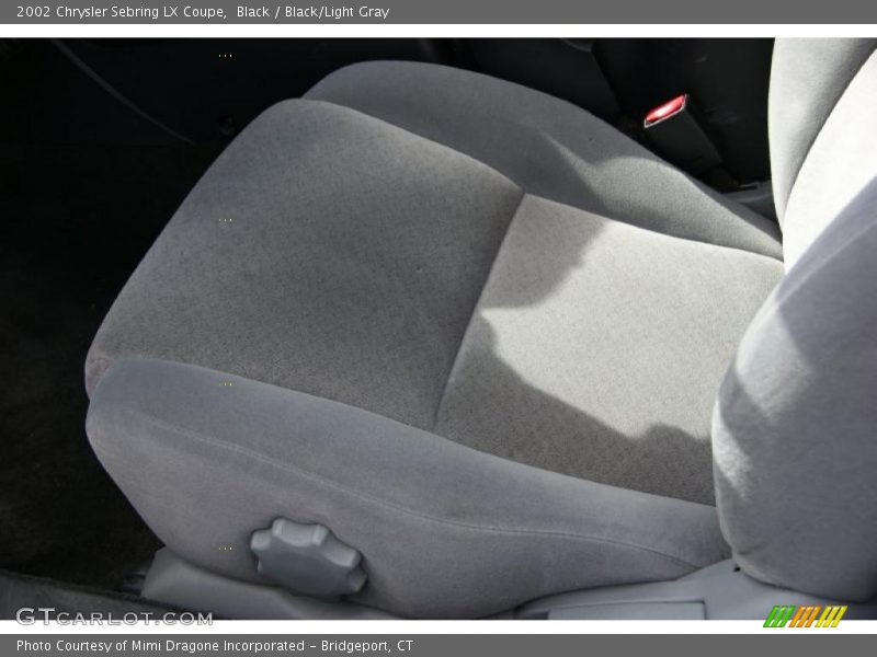 Black / Black/Light Gray 2002 Chrysler Sebring LX Coupe