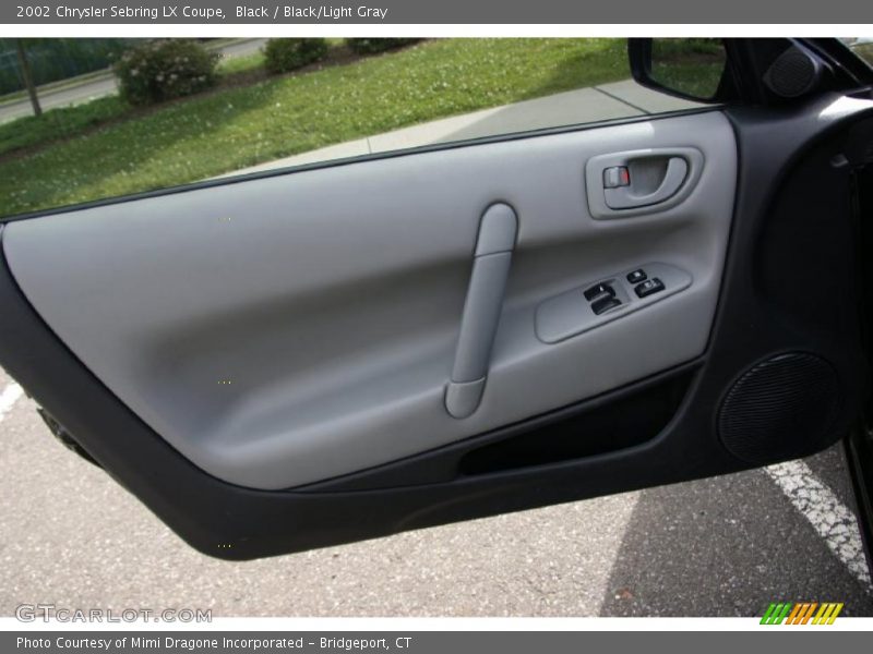 Black / Black/Light Gray 2002 Chrysler Sebring LX Coupe