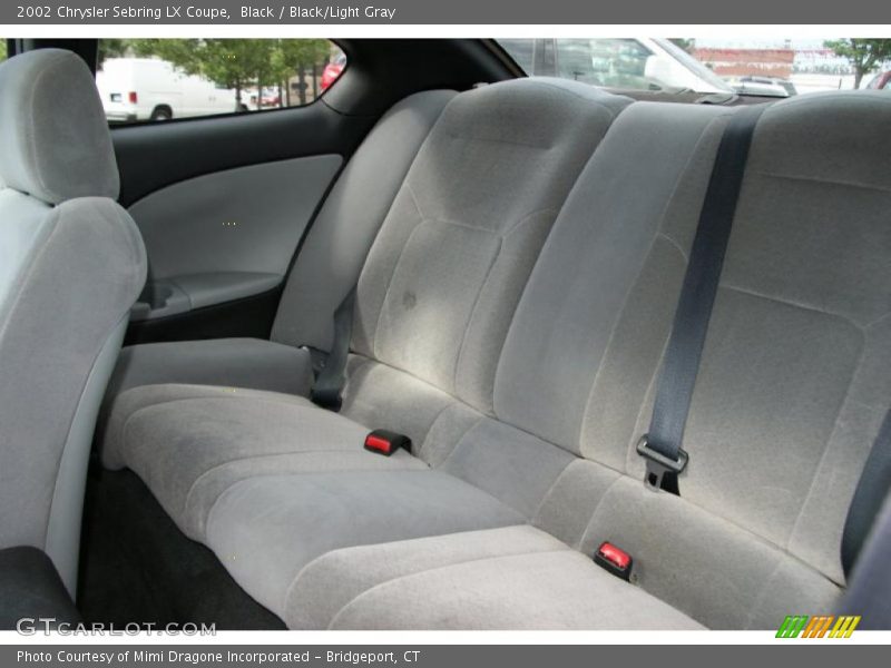 Black / Black/Light Gray 2002 Chrysler Sebring LX Coupe