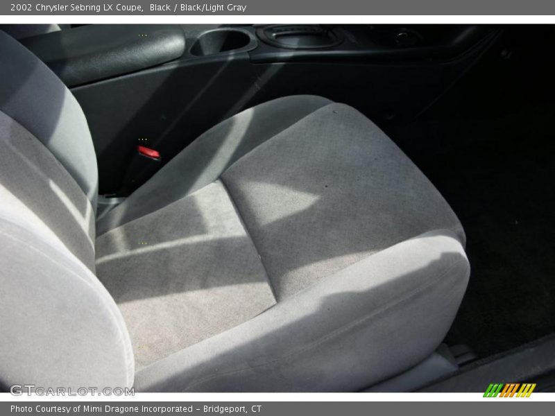 Black / Black/Light Gray 2002 Chrysler Sebring LX Coupe