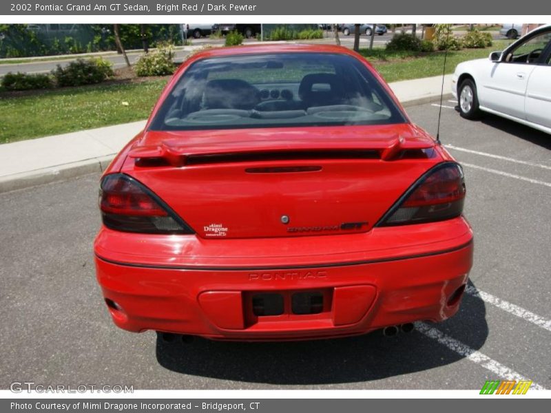 Bright Red / Dark Pewter 2002 Pontiac Grand Am GT Sedan