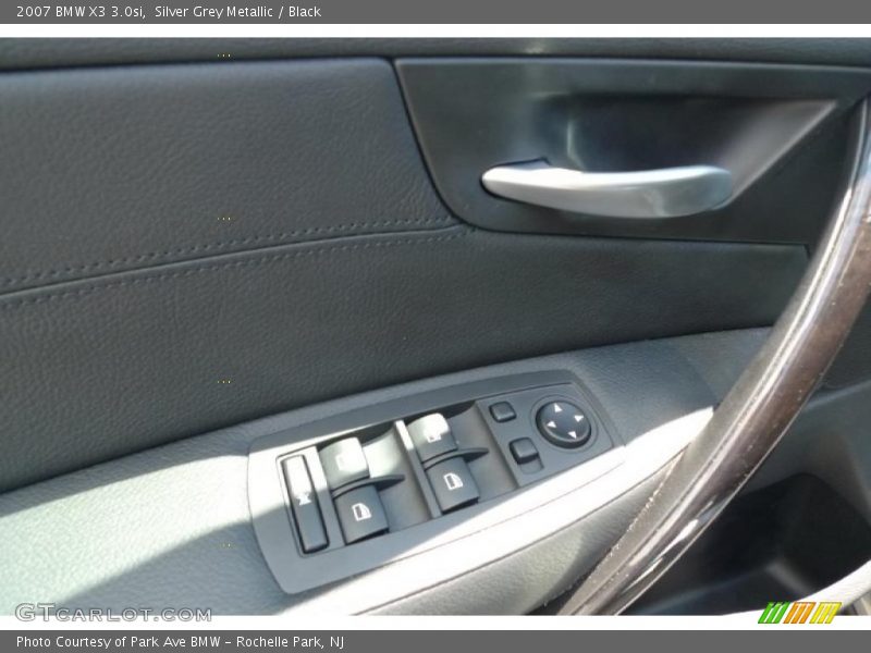 Silver Grey Metallic / Black 2007 BMW X3 3.0si