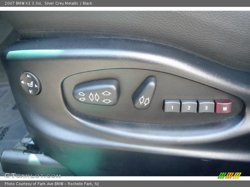 Silver Grey Metallic / Black 2007 BMW X3 3.0si