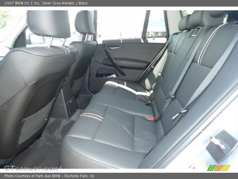 Silver Grey Metallic / Black 2007 BMW X3 3.0si