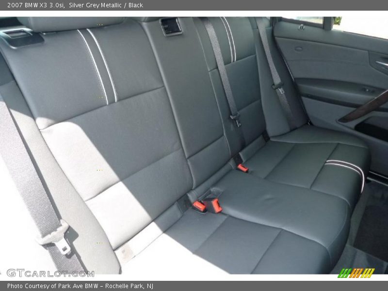 Silver Grey Metallic / Black 2007 BMW X3 3.0si