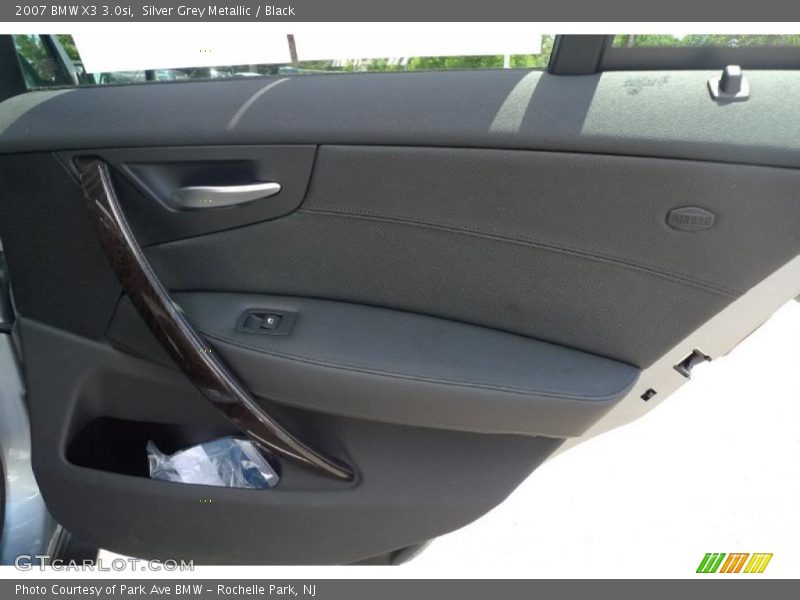 Silver Grey Metallic / Black 2007 BMW X3 3.0si