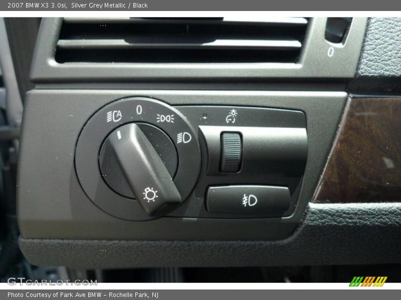 Silver Grey Metallic / Black 2007 BMW X3 3.0si