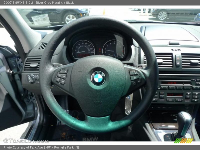 Silver Grey Metallic / Black 2007 BMW X3 3.0si