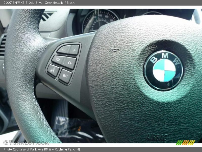 Silver Grey Metallic / Black 2007 BMW X3 3.0si