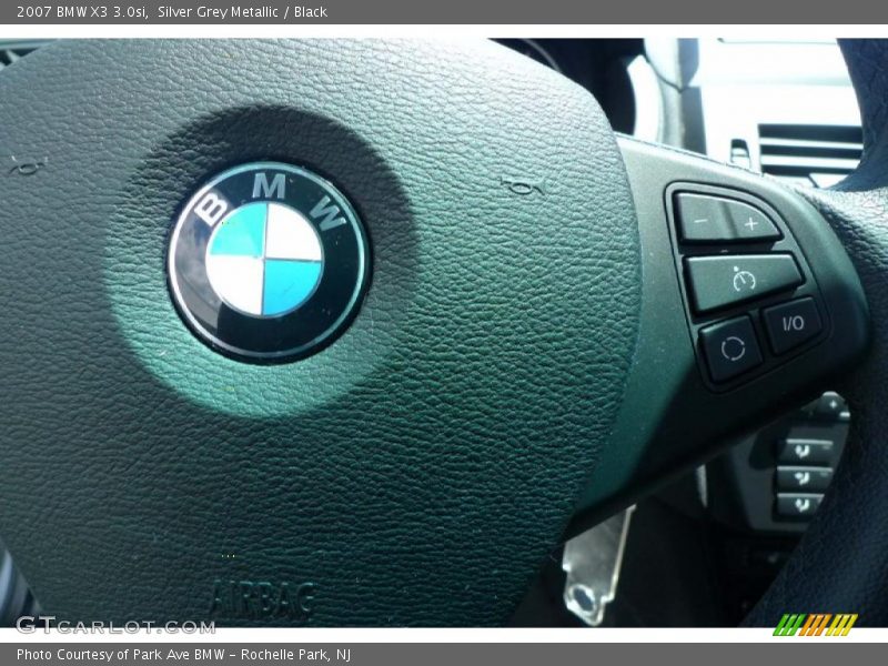 Silver Grey Metallic / Black 2007 BMW X3 3.0si