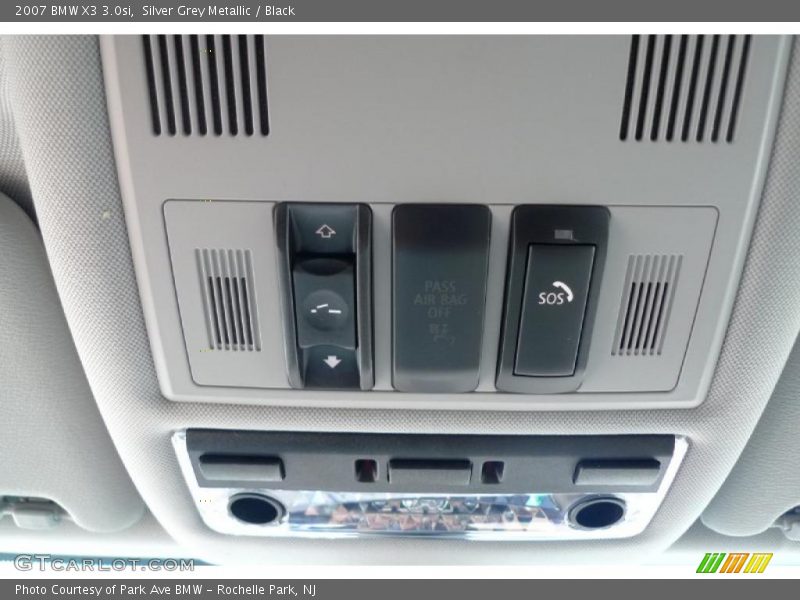 Silver Grey Metallic / Black 2007 BMW X3 3.0si