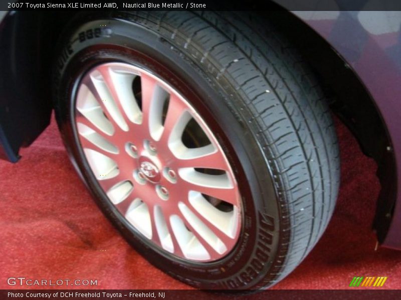 Nautical Blue Metallic / Stone 2007 Toyota Sienna XLE Limited AWD