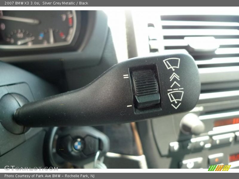 Silver Grey Metallic / Black 2007 BMW X3 3.0si