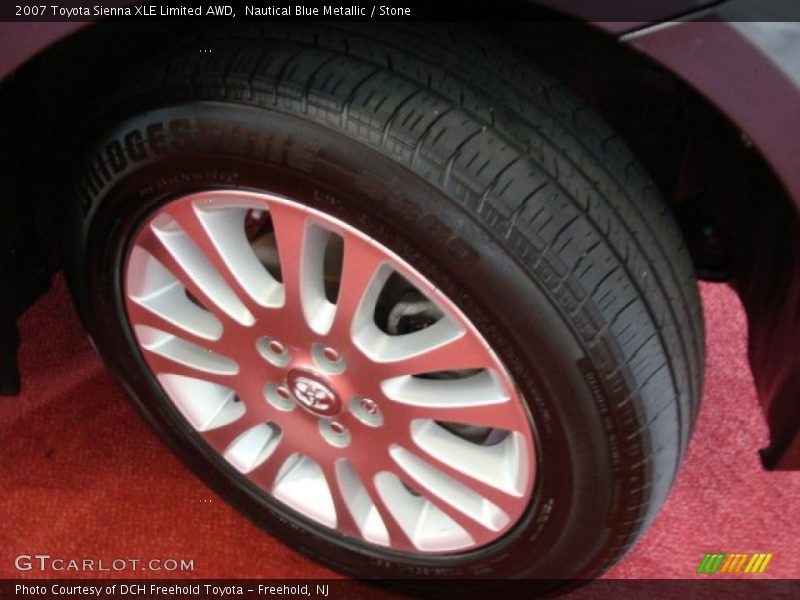 Nautical Blue Metallic / Stone 2007 Toyota Sienna XLE Limited AWD