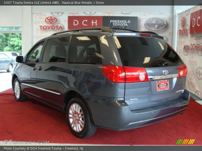 Nautical Blue Metallic / Stone 2007 Toyota Sienna XLE Limited AWD