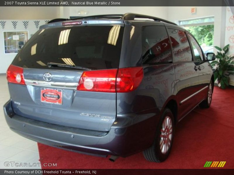 Nautical Blue Metallic / Stone 2007 Toyota Sienna XLE Limited AWD
