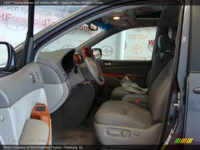 Nautical Blue Metallic / Stone 2007 Toyota Sienna XLE Limited AWD