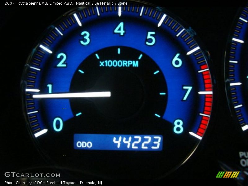 Nautical Blue Metallic / Stone 2007 Toyota Sienna XLE Limited AWD