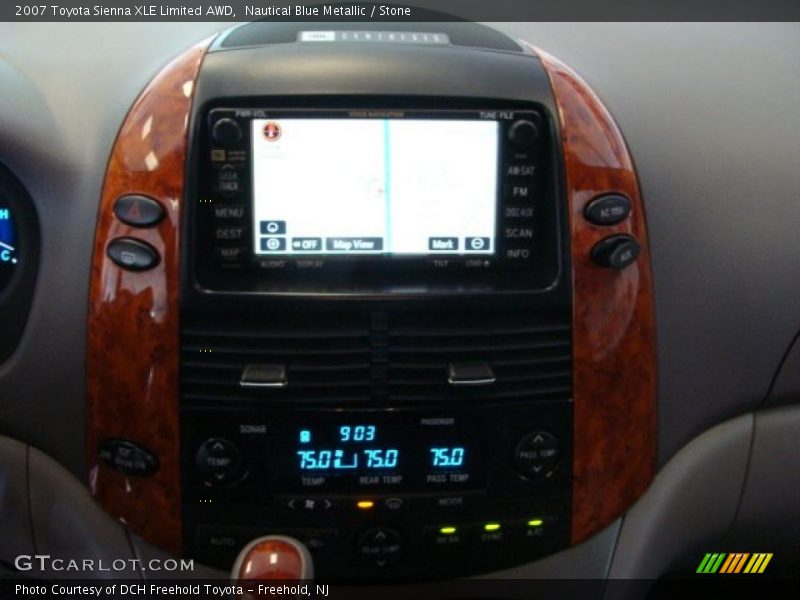 Nautical Blue Metallic / Stone 2007 Toyota Sienna XLE Limited AWD