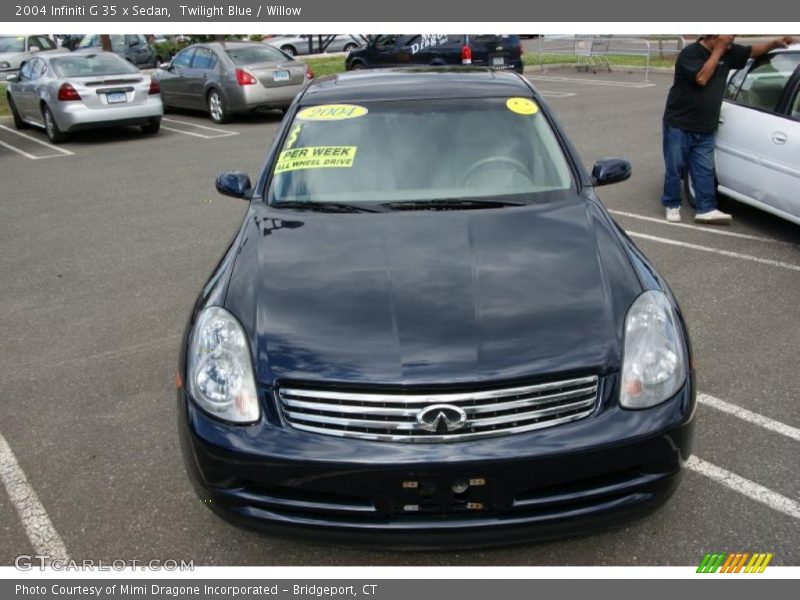 Twilight Blue / Willow 2004 Infiniti G 35 x Sedan