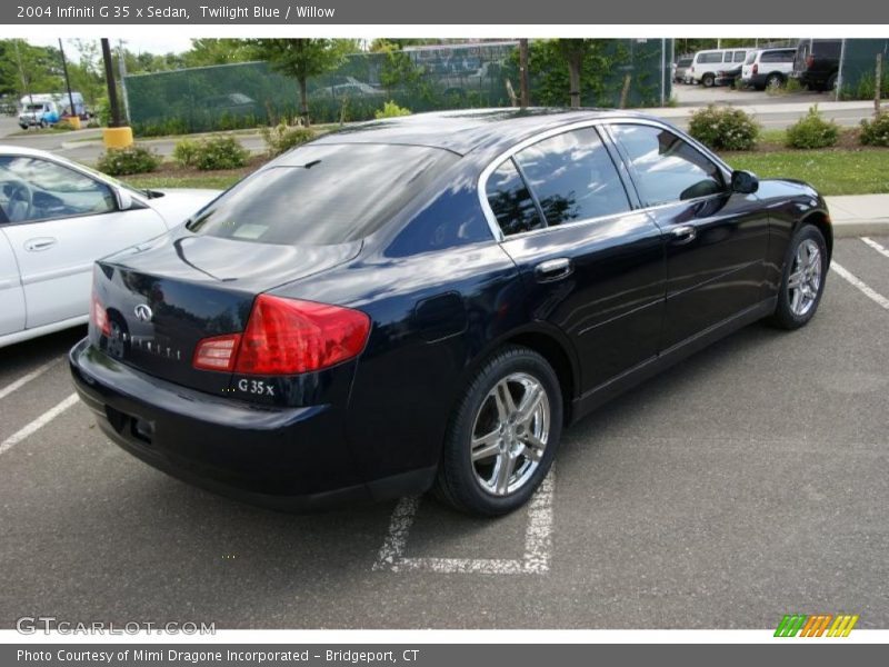 Twilight Blue / Willow 2004 Infiniti G 35 x Sedan