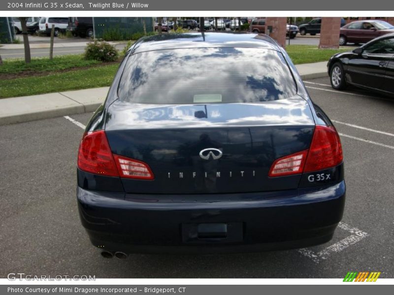 Twilight Blue / Willow 2004 Infiniti G 35 x Sedan
