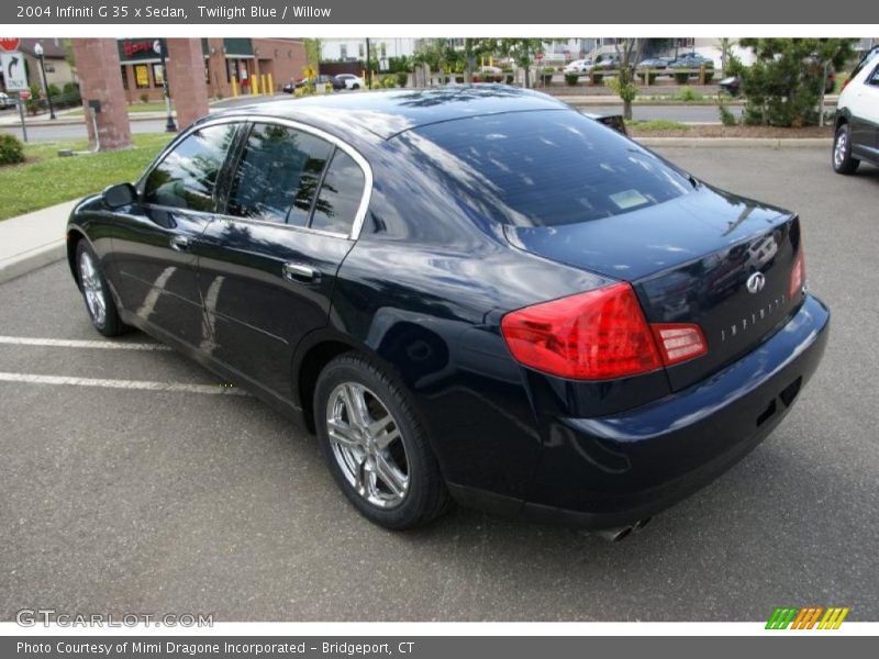 Twilight Blue / Willow 2004 Infiniti G 35 x Sedan