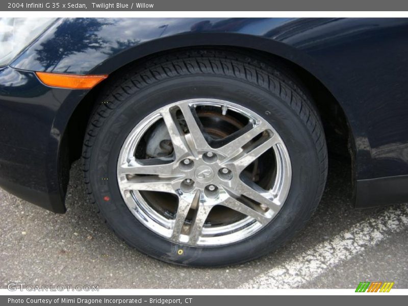 Twilight Blue / Willow 2004 Infiniti G 35 x Sedan