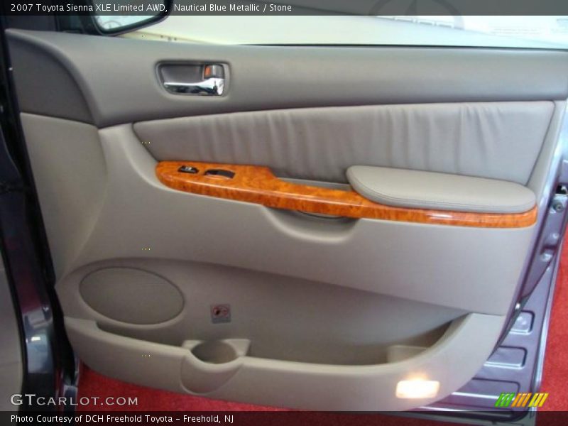 Nautical Blue Metallic / Stone 2007 Toyota Sienna XLE Limited AWD