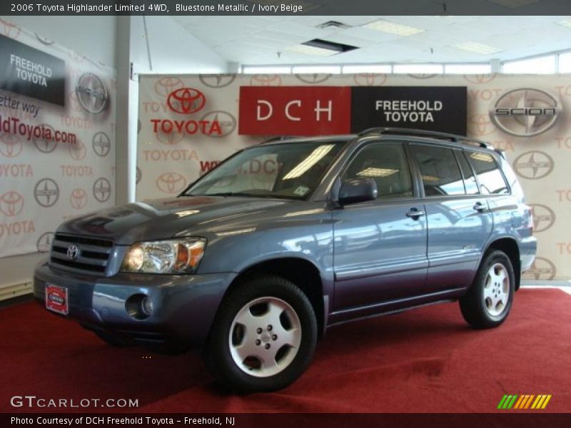 Bluestone Metallic / Ivory Beige 2006 Toyota Highlander Limited 4WD