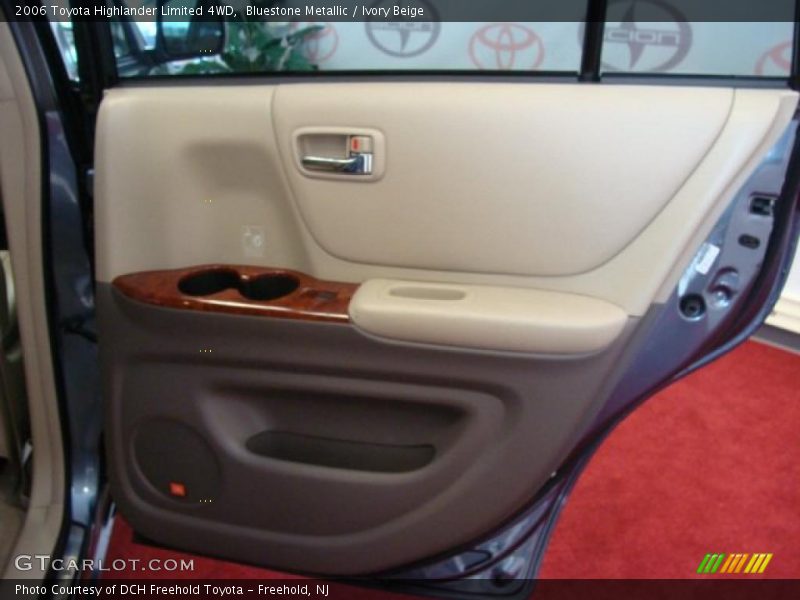 Bluestone Metallic / Ivory Beige 2006 Toyota Highlander Limited 4WD