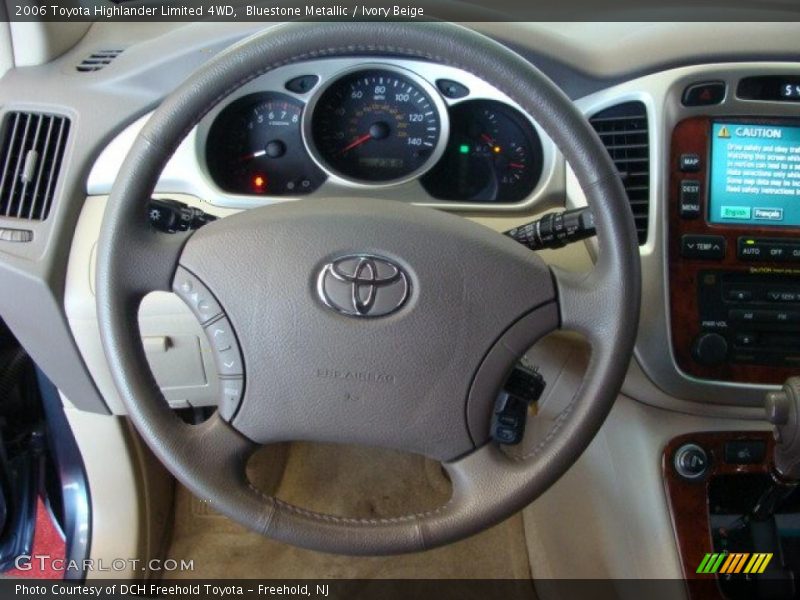 Bluestone Metallic / Ivory Beige 2006 Toyota Highlander Limited 4WD