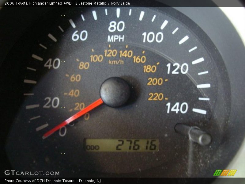 Bluestone Metallic / Ivory Beige 2006 Toyota Highlander Limited 4WD