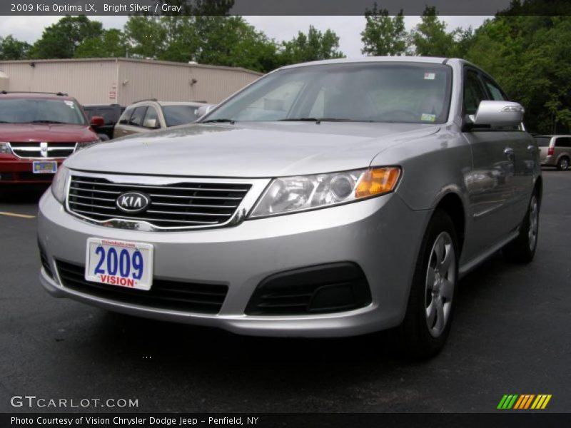 Bright Silver / Gray 2009 Kia Optima LX