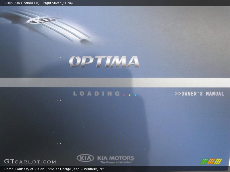 Bright Silver / Gray 2009 Kia Optima LX