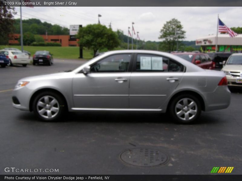 Bright Silver / Gray 2009 Kia Optima LX