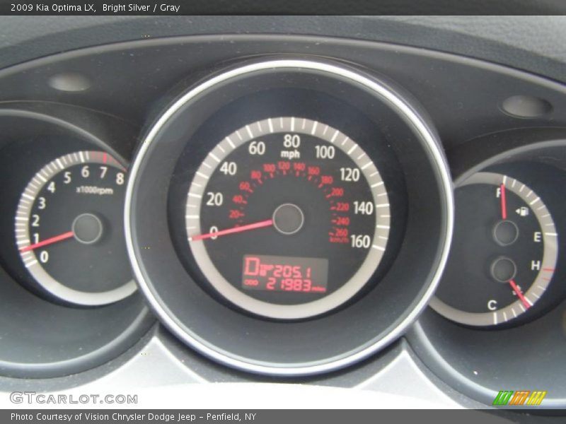 Bright Silver / Gray 2009 Kia Optima LX