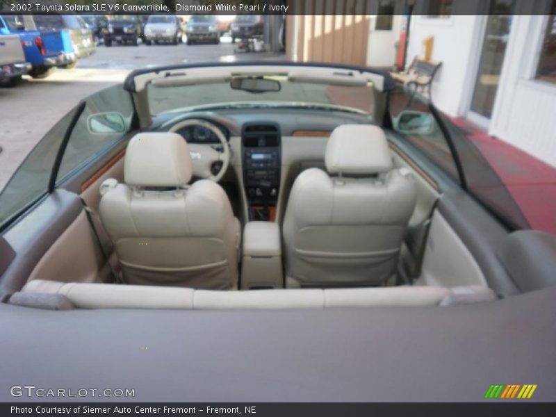 Diamond White Pearl / Ivory 2002 Toyota Solara SLE V6 Convertible