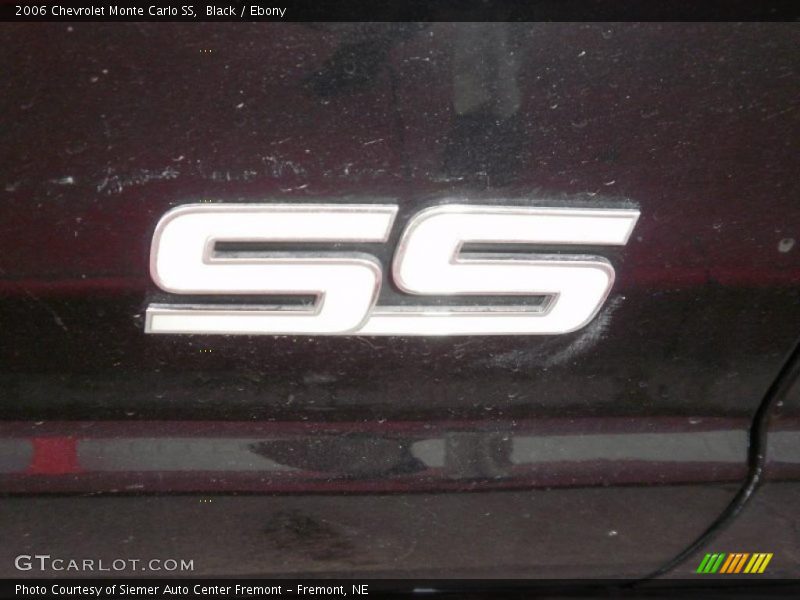 Black / Ebony 2006 Chevrolet Monte Carlo SS