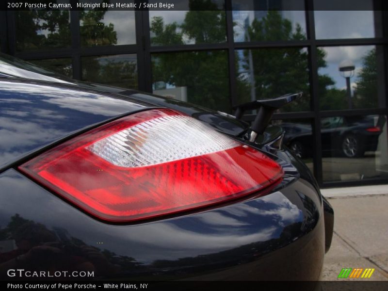 Midnight Blue Metallic / Sand Beige 2007 Porsche Cayman