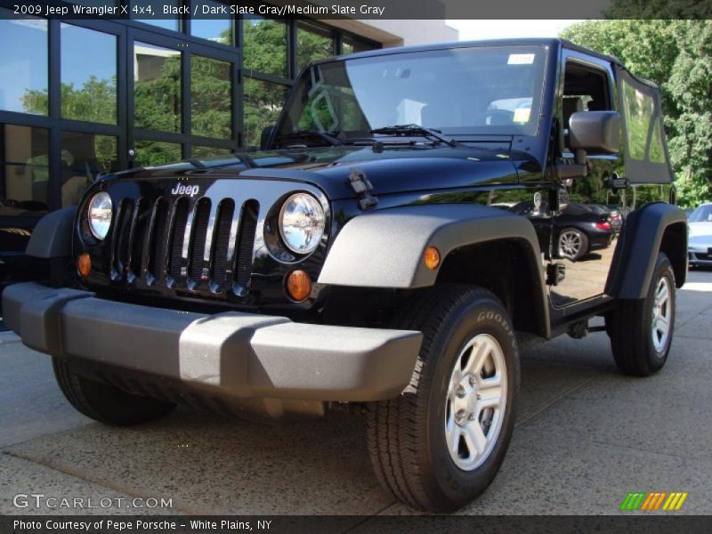 Black / Dark Slate Gray/Medium Slate Gray 2009 Jeep Wrangler X 4x4