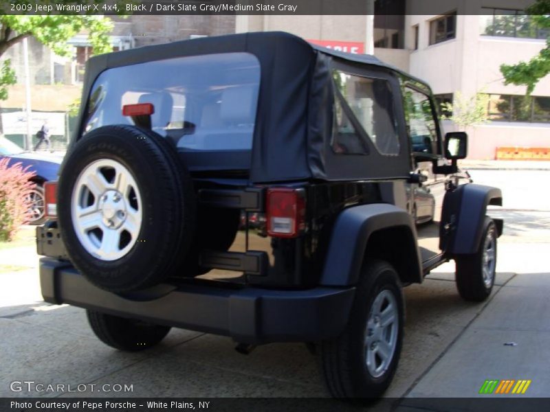 Black / Dark Slate Gray/Medium Slate Gray 2009 Jeep Wrangler X 4x4