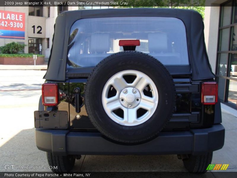 Black / Dark Slate Gray/Medium Slate Gray 2009 Jeep Wrangler X 4x4