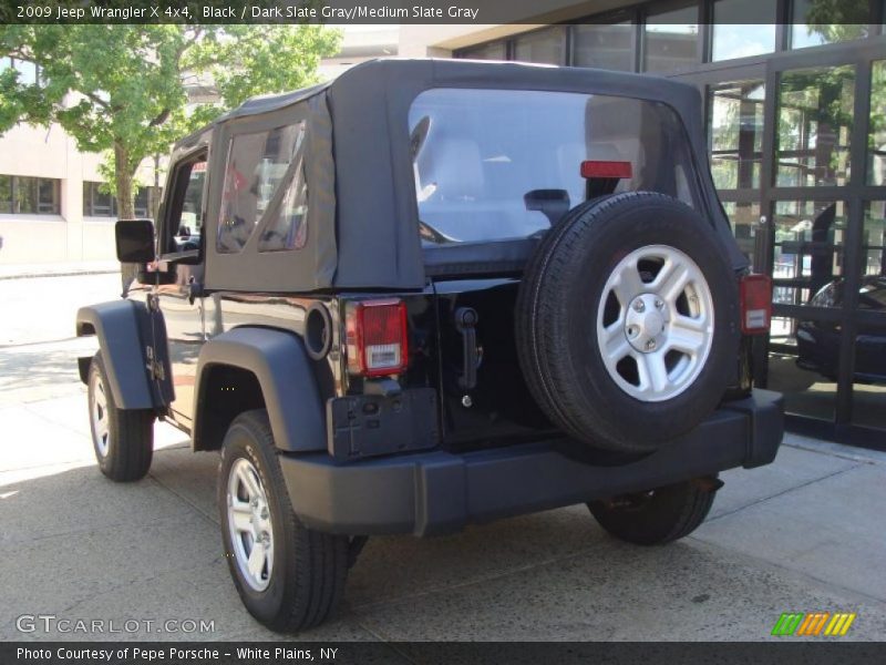 Black / Dark Slate Gray/Medium Slate Gray 2009 Jeep Wrangler X 4x4