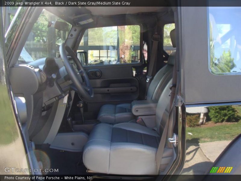 Black / Dark Slate Gray/Medium Slate Gray 2009 Jeep Wrangler X 4x4