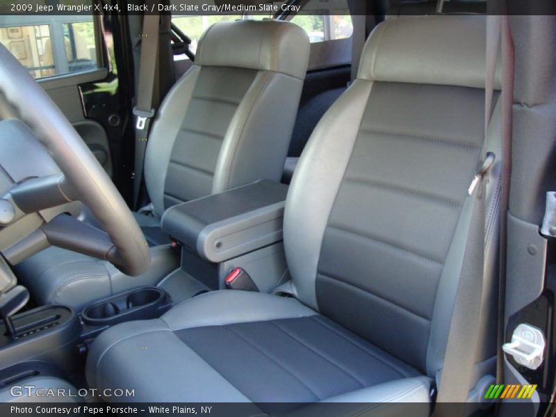 Black / Dark Slate Gray/Medium Slate Gray 2009 Jeep Wrangler X 4x4
