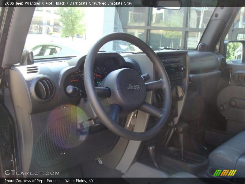 Black / Dark Slate Gray/Medium Slate Gray 2009 Jeep Wrangler X 4x4