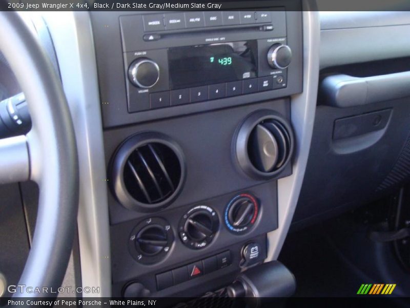 Black / Dark Slate Gray/Medium Slate Gray 2009 Jeep Wrangler X 4x4