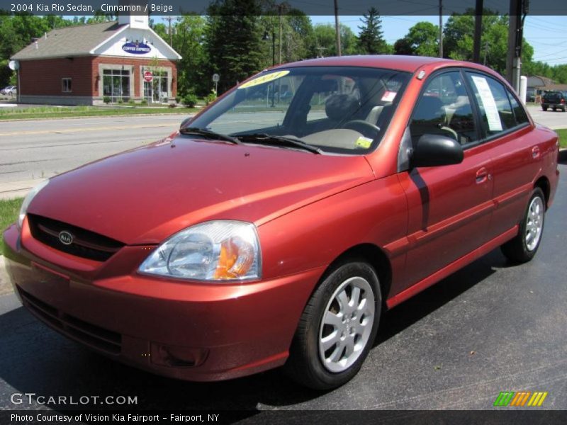 Cinnamon / Beige 2004 Kia Rio Sedan
