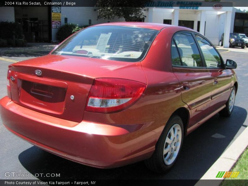 Cinnamon / Beige 2004 Kia Rio Sedan